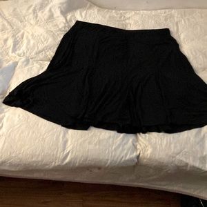 Women’s black Rayon skirt